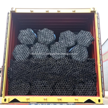 black galvanized steel pipes tubes hollow sections